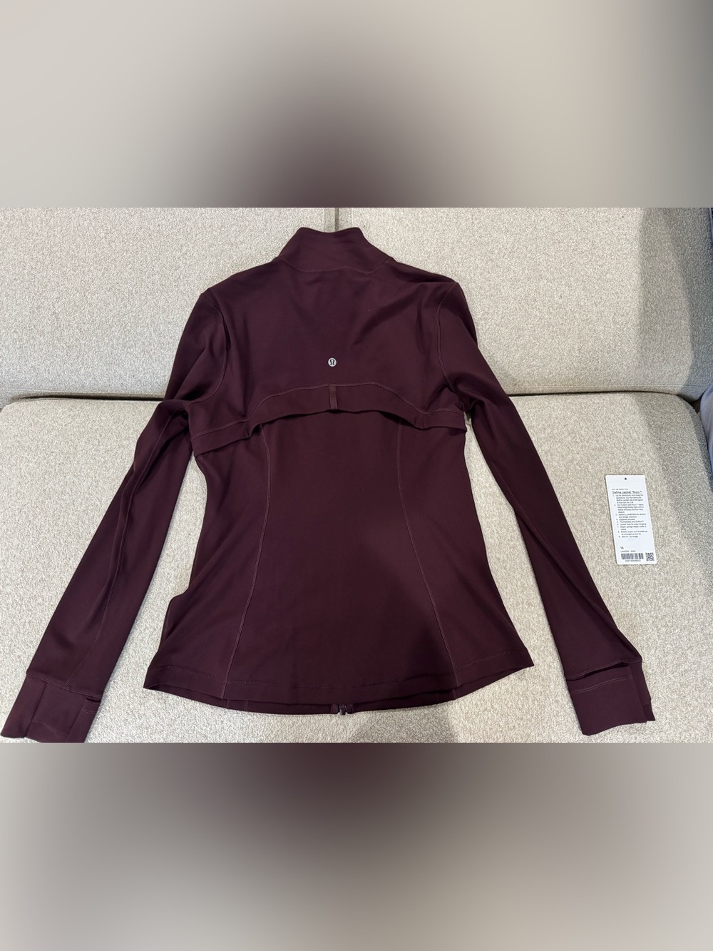 Lululemon Define Full Length Goodnight Plum Sz 14 NWOT - Picture 2 of 6